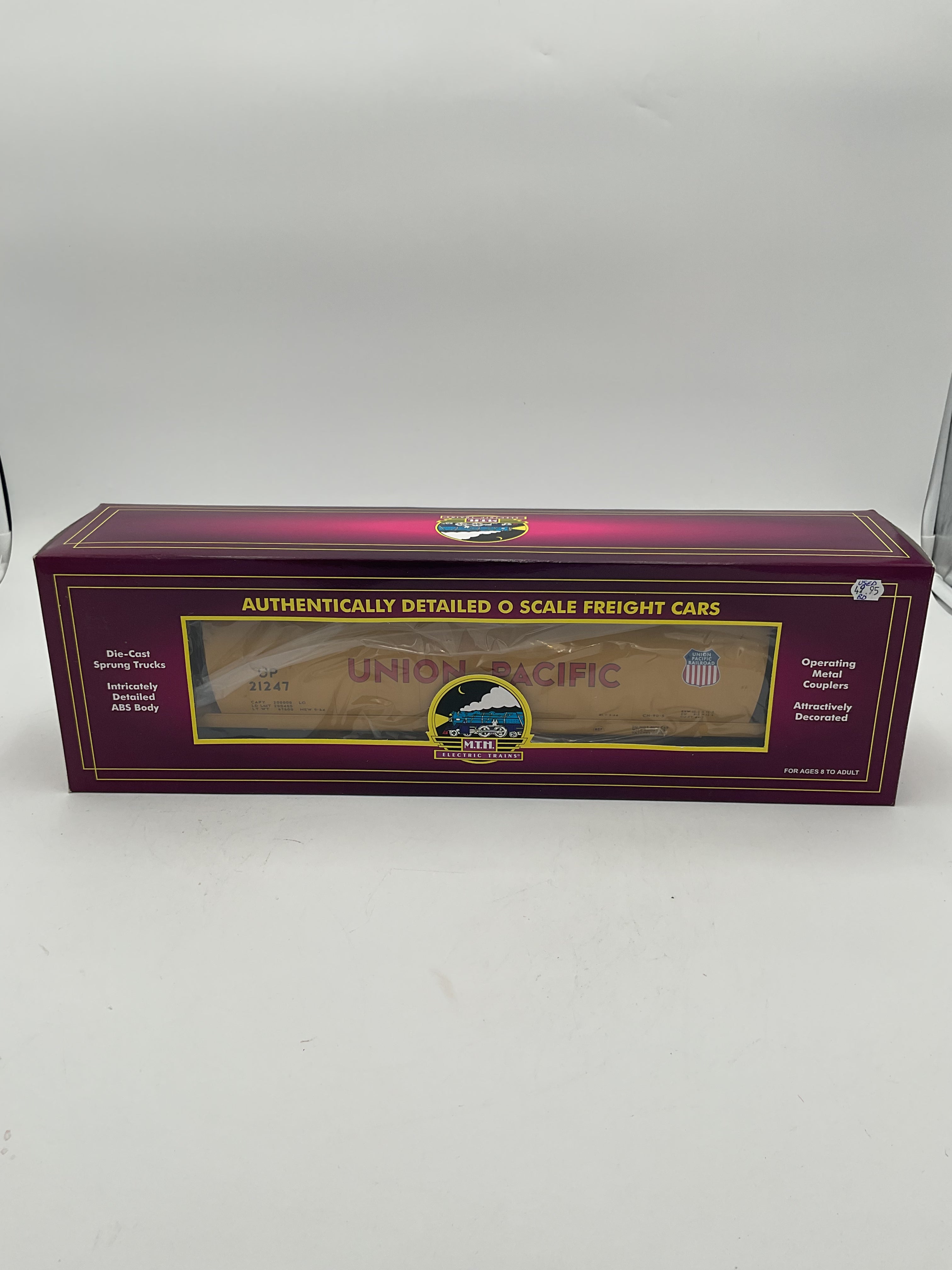 MTH 20-90023D Union Pacific 4-Bay Cylindrical Hopper