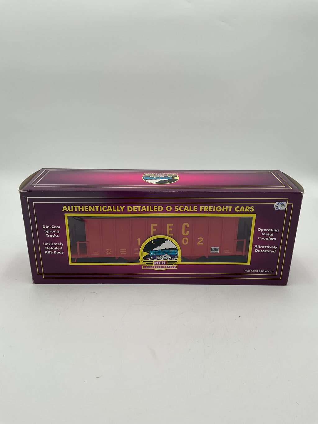 MTH 20-98217 Florida East Coast Rapid Discharge Hopper /w Rock Load