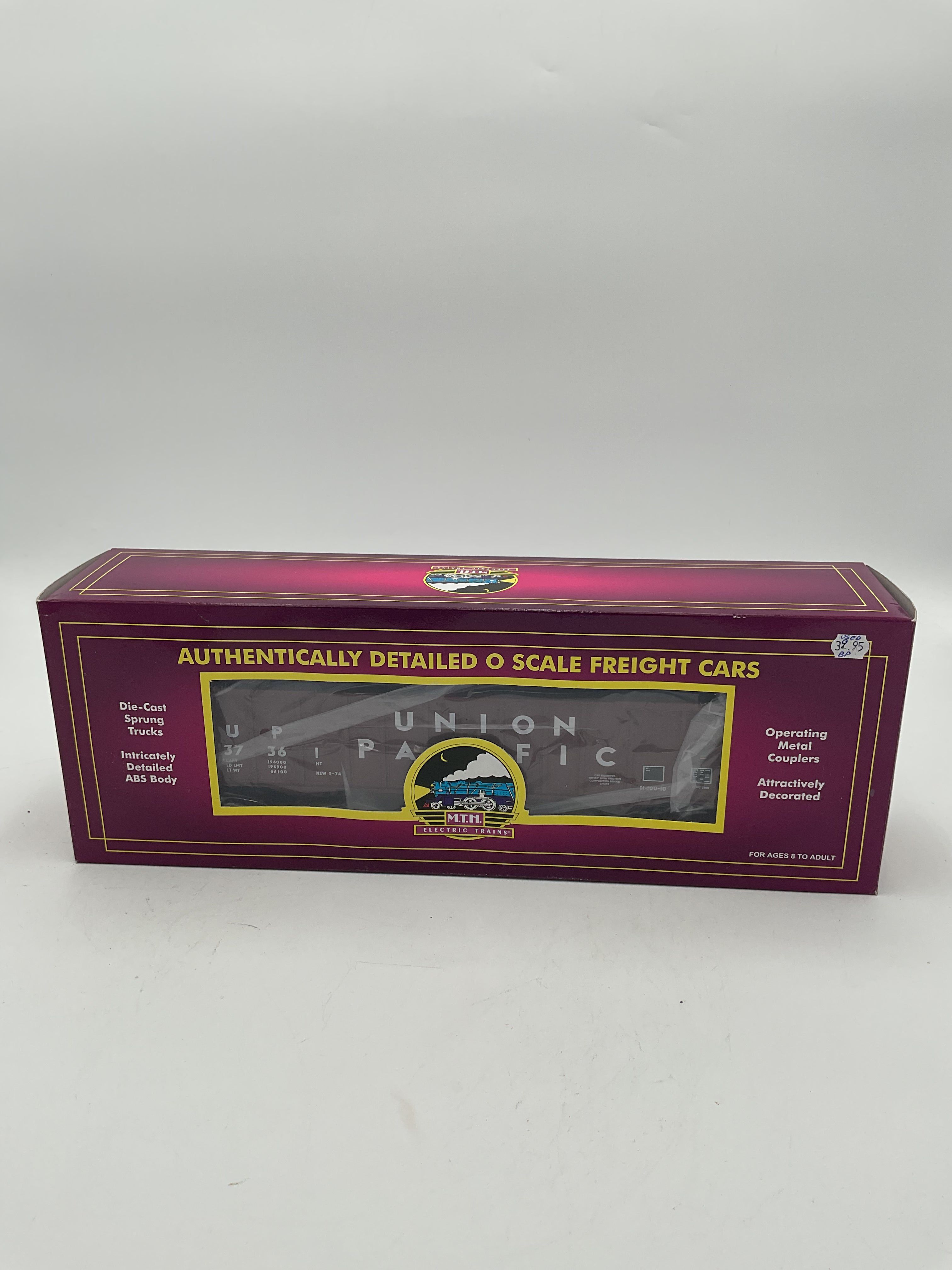 MTH 20-90023A Union Pacific 4-Bay Hopper Car w/ Coal Load
