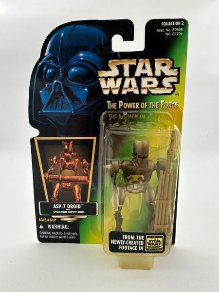 Weequay Skiff Guard with Force Pike & Blaster Rifle-The Power of the Force Collection 3- 1996