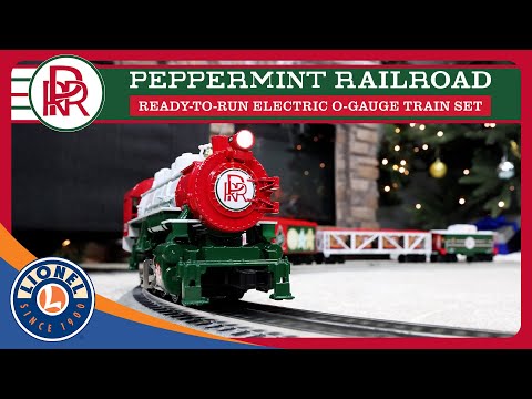 Lionel 2523120 Peppermint Railroad 0-8-0 Christmas Freight LionChief Set with Bluetooth 5.0