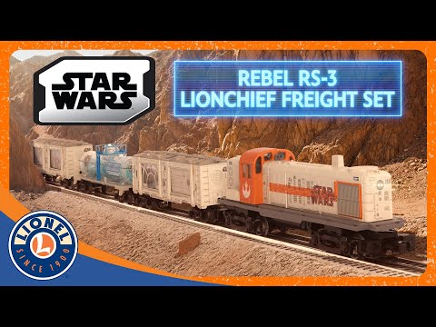 Lionel 2523040 Star Wars Rebel RS-3 Lionchief Freight Set with Bluetooth 5.0